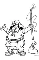 Piet Piraat kleurplaat 14